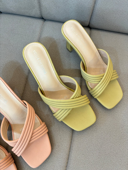 Women Casual Criss Cross Strap Heels